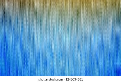 Light Blue, Yellow vector template with liquid shapes. A completely new color illustration in marble style. A completely new memphis design for your business.