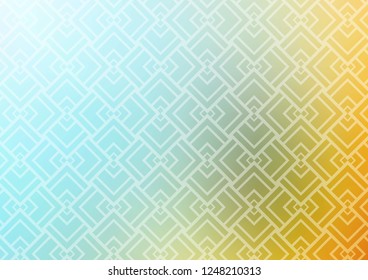 Light Blue, Yellow vector template with repeated sticks. Blurred decorative design in simple style with lines. Smart design for your business advert.