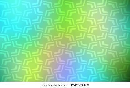 Light Blue, Yellow vector template with bubble shapes. Creative geometric illustration in marble style with gradient. The best blurred design for your business.