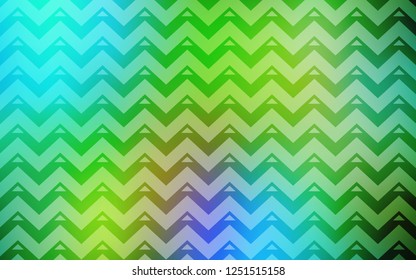 Light Blue, Yellow vector template with lines, triangles. Decorative design in abstract style with triangles. Pattern for commercials.