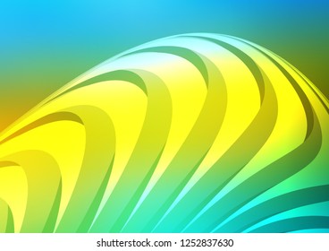 Light Blue, Yellow vector template with repeated sticks. Glitter abstract illustration with colored sticks. Best design for your ad, poster, banner.