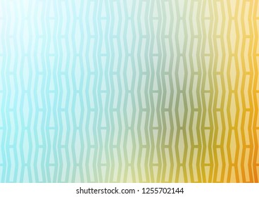 Light Blue, Yellow vector template with repeated sticks. Blurred decorative design in simple style with lines. Smart design for your business advert.