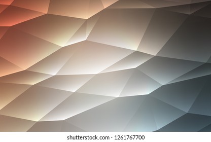 Light Blue, Yellow vector template with crystals, triangles. Abstract gradient illustration with triangles. Smart design for your business advert.