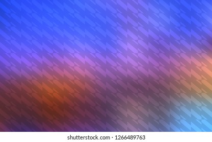 Light Blue, Yellow vector template with repeated sticks. Glitter abstract illustration with colorful sticks. Best design for your ad, poster, banner.