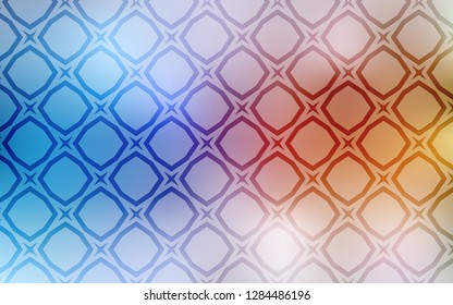 Light Blue, Yellow vector template with sky stars. Modern geometrical abstract illustration with stars. Pattern for websites, landing pages.