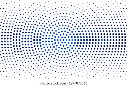 Light Blue, Yellow vector  template with circles. Blurred decorative design in abstract style with bubbles. Pattern for futuristic ad, booklets.