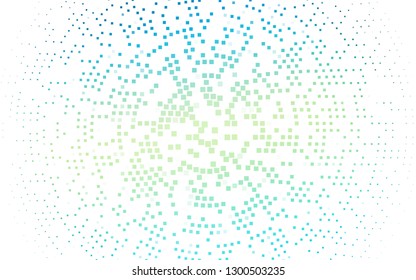 Light Blue, Yellow vector template with crystals, rectangles. Abstract gradient illustration with rectangles. The template can be used as a background.