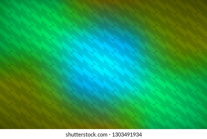 Light Blue, Yellow vector template with repeated sticks. Shining colored illustration with sharp stripes. Best design for your ad, poster, banner.