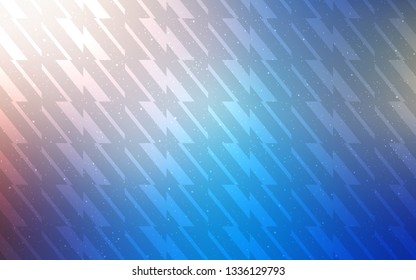 Light Blue, Yellow vector template with repeated sticks. Blurred decorative design in simple style with lines. Pattern for your busines websites.