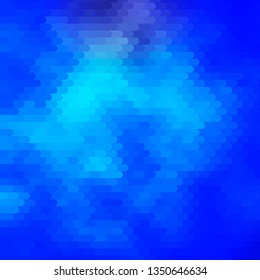 Light Blue, Yellow vector template with lines. Geometric abstract illustration with blurred lines. Pattern for ads, commercials.