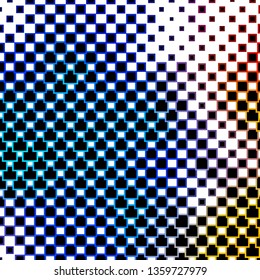 Light Blue, Yellow vector template with rectangles. Rectangles with colorful gradient on abstract background. Design for your business promotion.