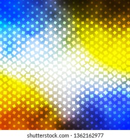 Light Blue, Yellow vector template with rectangles. Abstract gradient illustration with colorful rectangles. Pattern for websites, landing pages.