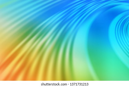Light Blue, Yellow vector template with lines. A completely new colorful illustration in simple style. A completely new template for your design.