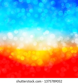 Light Blue, Yellow vector template with circles. Abstract illustration with colorful spots in nature style. Pattern for booklets, leaflets.
