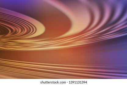 Light Blue, Yellow vector template with bent lines. Colorful illustration in simple style with gradient. Abstract design for your web site.