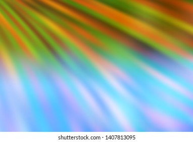 Light Blue, Yellow vector template with repeated sticks. Colorful shining illustration with lines on abstract template. Smart design for your business advert.