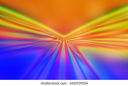 Light Blue, Yellow vector template with lines. Colorful illustration in simple style with gradient. Elegant pattern for a brand book.