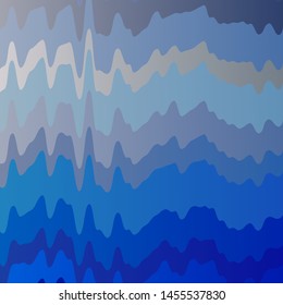 Light Blue, Yellow vector template with curved lines. Colorful illustration in abstract style with bent lines. Pattern for ads, commercials.