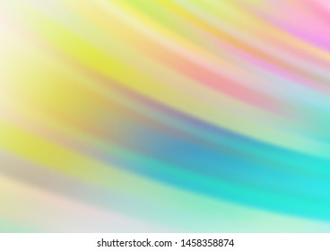 Light Blue, Yellow vector template with repeated sticks. Decorative shining illustration with lines on abstract template. Best design for your ad, poster, banner.
