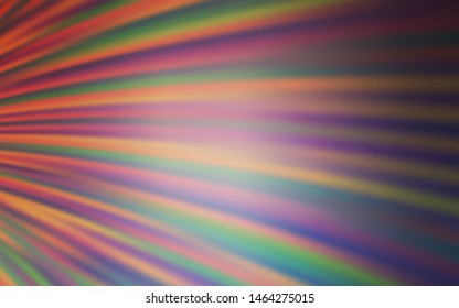 Light Blue, Yellow vector template with wry lines. Creative illustration in halftone style with gradient. Colorful wave pattern for your design.