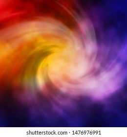 Light Blue, Yellow vector template with sky, clouds. Gradient illustration with colorful sky, clouds. Pattern for your commercials.
