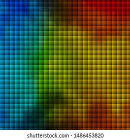 Light Blue, Yellow vector template with rectangles. Illustration with a set of gradient rectangles. Modern template for your landing page.