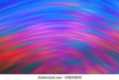 Light Blue, Yellow vector template with bent lines. Brand new colorful illustration in simple style. Colorful wave pattern for your design.