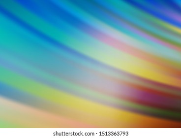 Light Blue, Yellow vector template with repeated sticks. Modern geometrical abstract illustration with staves. Backdrop for TV commercials.
