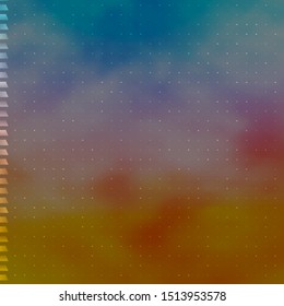 Light Blue, Yellow vector template with rectangles. Rectangles with colorful gradient on abstract background. Design for your business promotion.