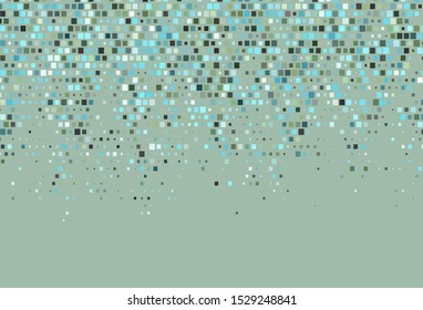 Light Blue, Yellow vector template with crystals, rectangles. Beautiful illustration with rectangles and squares. Pattern for busines ad, booklets, leaflets