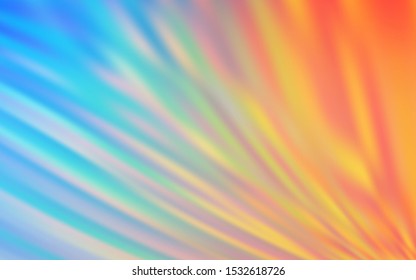 Light Blue, Yellow vector template with repeated sticks. Shining colored illustration with sharp stripes. Pattern for ads, posters, banners.