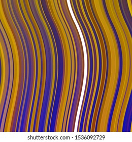 Light Blue, Yellow vector template with wry lines. Illustration in abstract style with gradient curved.  Template for your UI design.