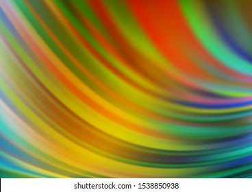 Light Blue, Yellow vector template with bubble shapes. Shining illustration, which consist of blurred lines, circles. A completely new marble design for your business.