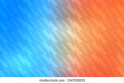 Light Blue, Yellow vector template with repeated sticks. Modern geometrical abstract illustration with Lines. Best design for your ad, poster, banner.