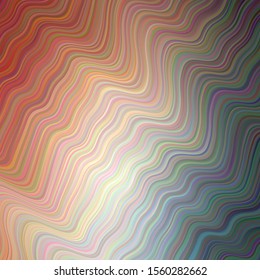 Light Blue, Yellow vector template with lines. Colorful illustration in abstract style with gradient. Elegant pattern for a brand book.