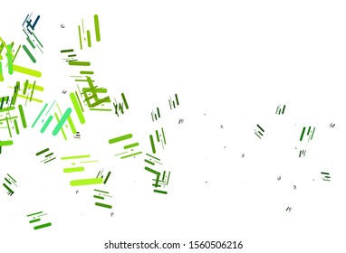 Light Blue, Yellow vector template with repeated sticks. Lines on blurred abstract background with gradient. Pattern for business booklets, leaflets.