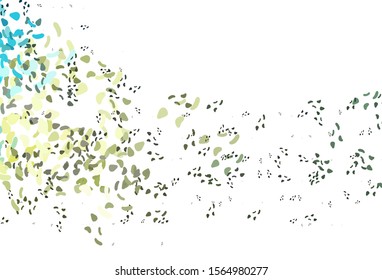 Light Blue, Yellow vector template with memphis shapes. Simple colorful illustration with abstract gradient shapes. Best smart design for your business.