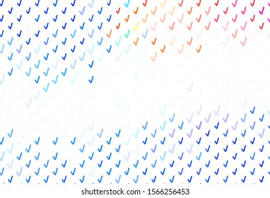 Light Blue, Yellow vector template with bent lines. Geometric illustration in abstract style with gradient.  Abstract design for your web site.