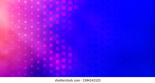 Light Blue, Yellow vector template in rectangles. Colorful illustration with gradient rectangles and squares. Pattern for commercials, ads.