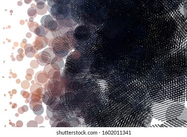 Light Blue, Yellow vector template with circles. Beautiful colored illustration with blurred circles in nature style. New template for your brand book.