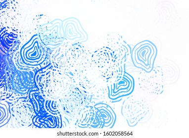 Light Blue, Yellow vector template with chaotic shapes. Simple colorful illustration with abstract gradient shapes. Background for a cell phone.