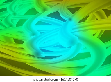 Light Blue, Yellow vector template with wry lines. A completely new colorful illustration in simple style. Template for cell phone screens.