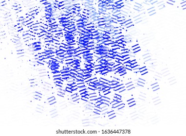 Light Blue, Yellow vector template with repeated sticks. Blurred decorative design in simple style with lines. Pattern for your busines websites.