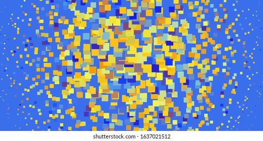 Light Blue, Yellow vector template in rectangles. Abstract gradient illustration with colorful rectangles. Pattern for websites, landing pages.