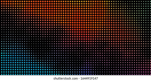 Light Blue, Yellow vector template with circles. Glitter abstract illustration with colorful drops. Pattern for booklets, leaflets.