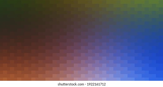 Plantilla vectorial amarillo, azul claro en rectángulos. Diseño moderno con rectángulos de estilo abstracto. Plantilla para teléfonos móviles.