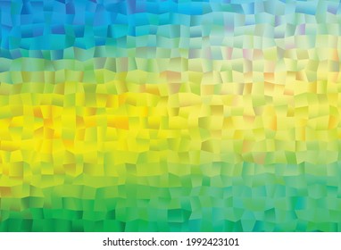 Light Blue, Yellow vector template with square style. Modern abstract illustration with colorful rectangles. Smart design for your business advert.