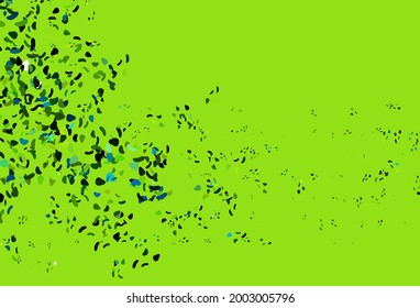 Light Blue, Yellow vector template with memphis shapes. Illustration with colorful gradient shapes in abstract style. Simple design for your web site.