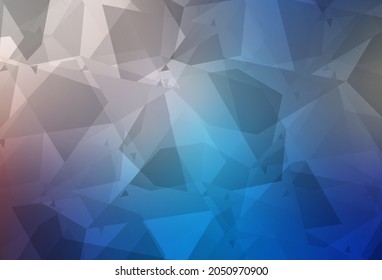 Light Blue, Yellow vector template with chaotic poly shapes. Modern abstract illustration with colorful random forms. Elegant design for wallpapers.