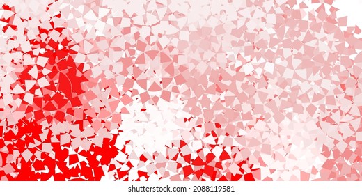 Light blue, yellow vector template with crystals, triangles. Modern abstract illustration with colorful triangles. Template for wallpapers.
